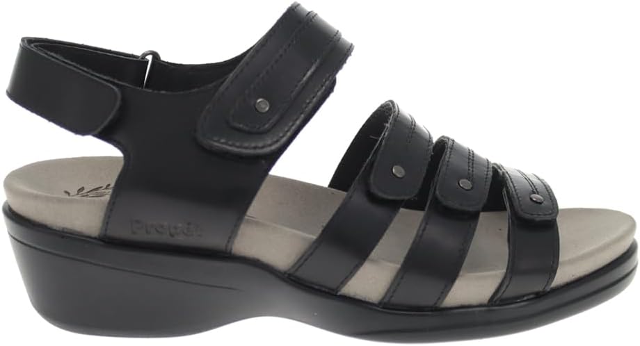 Propet Womens Ainsley Strappy Casual Sandals Casual - Black