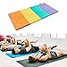 LICOME Folding Exercise Floor Mat ， Easy To Carry Cardio Training Portable Thick Pilates Mat(Four Fold Mat)