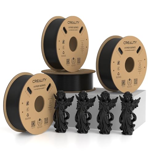 Image of Creality Hyper PLA Filament 4KG, Up to 600mm /s High Speed 3D Printer Filament PLA 1.75mm, No-Tangling Stronger Toughness Fit Most 3D Printers