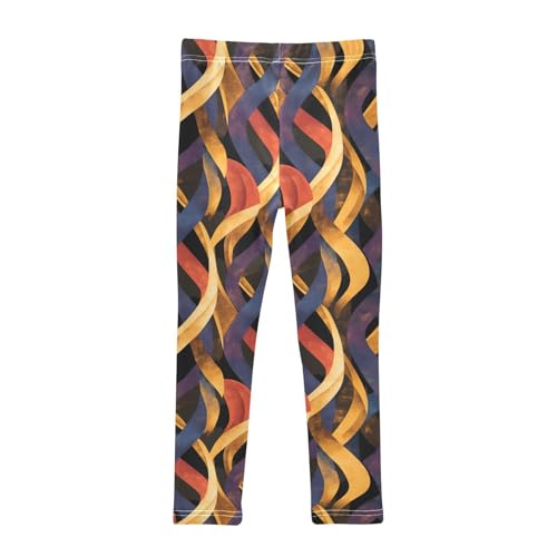 KLL Abstract Geometric Patterns Toddler Baby Girl Active Leggings Comfortable Full Length Dance Pants Sports2