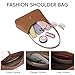 CLUCI Shoulder Bag for Women, Purses for Women, Handbag Hobo Bags Vegan Leather Crossbody Purse with Adjustable Strap Brown