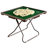 ❤ Surface plus grande et plus silencieuse : table de mahjong polyvalente. Profitez d'une surface plus grande et plus silencieuse avec la nappe verte qui est non seulement résistante à l'usure mais également douce. Il protège les tuiles et réduit le bruit, offrant une expérience authentique de table de poker de casino ou une soirée de jeu paisible à la maison.