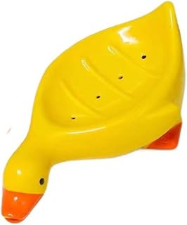 Generic Plastic Duck Soap Dish, Cute Bar Soap Holder Self Draining Animal Soap Tray,Cute Animal Sponge Holder,for Bathroom, Sinks, Kitchen(Yellow), AM0XDZ0IG4NUS