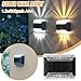 Bloepum 6PCS Solar Fence Lights Outdoor Bright Fence Lights Solar Powered Outdoor Waterproof Patio Decor Solar Deck Lights,A