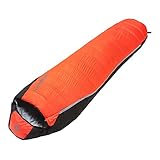 FÁCIL DE TRANSPORTAR | Saco de dormir ligero para todas tus aventuras. Su tamaño práctico y peso ligero permiten que que junto su funda con asa sea fácil de transportar.