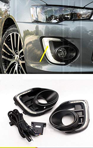 Auto-Tech White LED Daytime Running Light car LED DRL kit Replacement For Mitsubishi Lancer 2016-2018