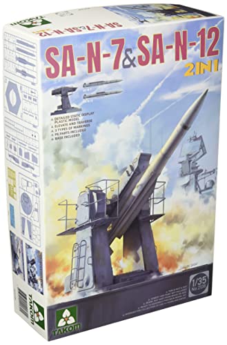 1 35 takom - TAKOM TAK02136 1:35 SA-N-7 Gadfly & SA-N-12 Grizzly Naval SAM Launcher (2in1) [Model Building KIT]