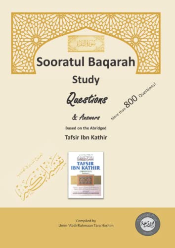 Sooratul Baqarah Study Questions And Answers: Based On The Abridged Tafsir Ibn Kathir