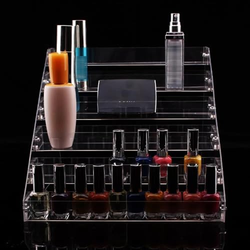 YSLoccbac Soporte de plástico de 6 capas, soporte de escritorio, para acabado y decoración