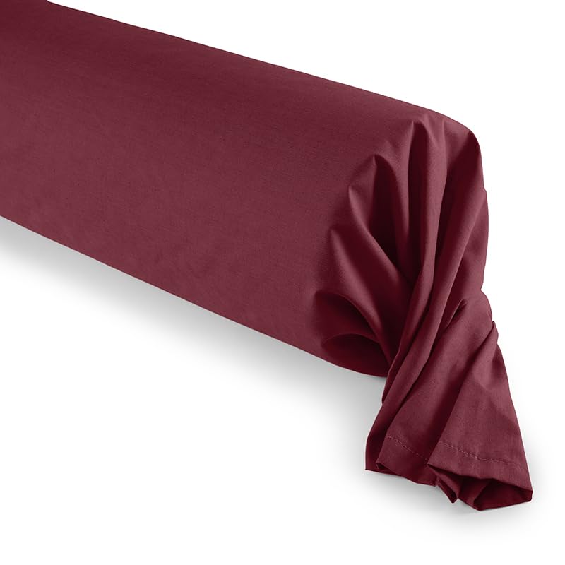 Taie de traversin Prémium 45 x 185 cm (Grenat, Taie de traversin 45 x 185 cm)