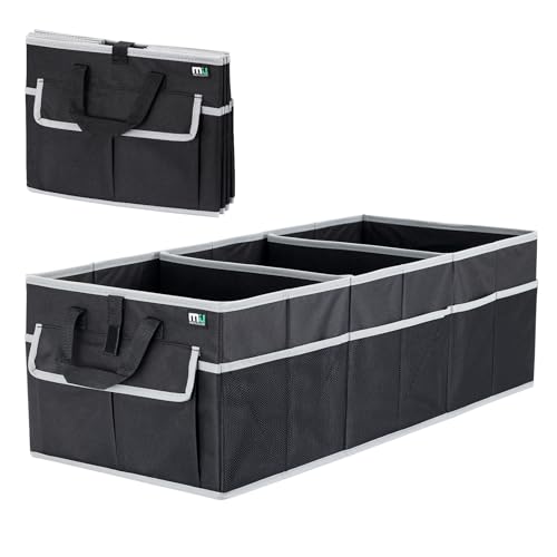 MIU COLOR Trunk Organizer for SUV, Large 5 Compartments Car