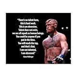 AMERICAN LUXURY GIFTS Conor McGregor Obsession Defined Quote - Motivational Sports Wall Art for Gym, Office & Man Cave - 11x14 Unframed Print