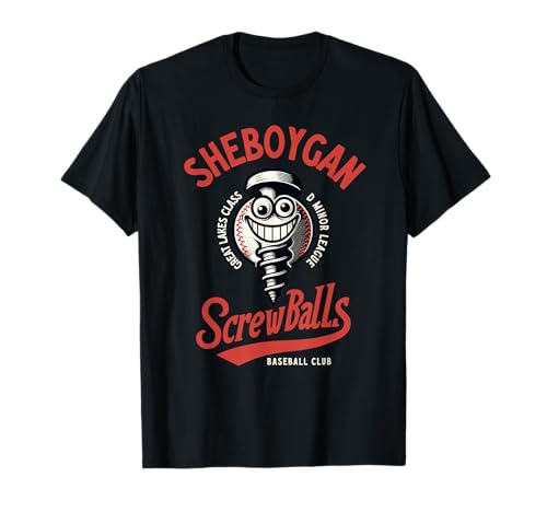 Sheboygan Screwballs Minor League Baseball T-Shirt