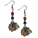 NHL Chicago Blackhawks Fan Bead Dangle Earrings