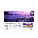 Smart TV 43” Britânia BTV43VA4REGB Roku TV LED Dolby Audio