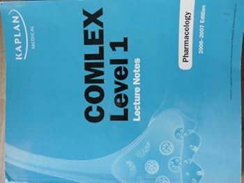 Paperback Kaplan Medical COMLEX Level 1 Pharmacology Lecture Notes Book
