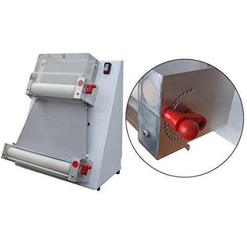 zorvo Pizza Press Machine Commercial 16 inch Automatic Large Pasta Maker Machine Pizza 2 Rollers Pizza Dough Sheeter Suitable for Pizza Bread and Pasta -Shipping from USA,3-5 Days for DELIVERY