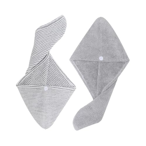 FOMIYES 4 Unidades De Microfibra Envoltório De Chuveiro Shampoo Gorros Para Crianças Chapéu De Faixa