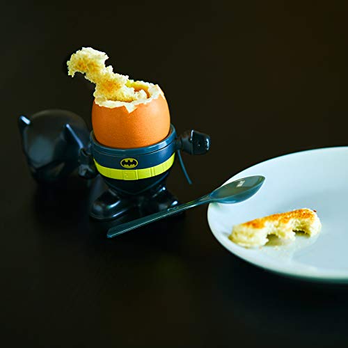 Batman Frühstücksset - Offiziell lizenziert, Eierbecher, Löffel, Toastschneider, DC Comics Geschenk für Fans – Bild 3