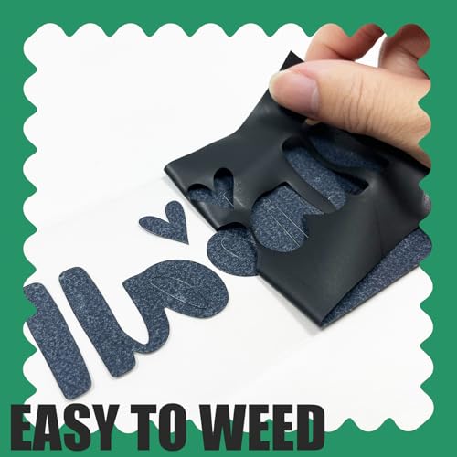 Image of Black Puff Vinyl Heat Transfer12 x 8ft 3D Puff HTV Vinyl, Puffy Iron-On for Fabrics, Perfect for T-Shirts, Bags, Pillows, Compatible with Cricut & Cameo