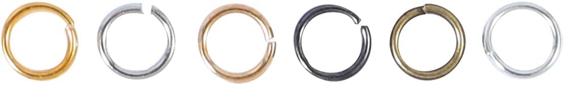1200pcs Mixed 6 Colors Jump Rings Jewelry Making Supplies Open Jump Rings 5mm(0.2 inch) 21 Gauge Jump Ring for DIY Bracelet Earrings Necklace Jewelry Findings Connectors O Rings Jumprings image 4