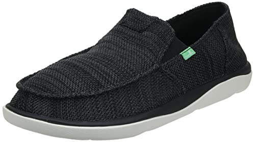 Sanuk mens Vagabond Tripper Mesh Loafer, Black, 9 US