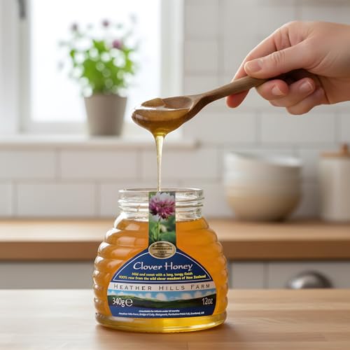 Miel de Trébol Cruda Heather Hills Farm 340g en Frasco de Vidrio miniatura 4