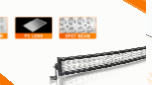 RIGIDON Single Row Car Led Light Bar, 49 Inch 120W 12000 LM