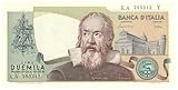 Stato di conservazione: FDS Cartamoneta.com 2000 Lire Banca d\'Italia Galileo Galilei 24/10/1983 FDS 23217/II