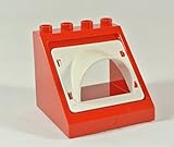 zum Öffnen Bausteine gebraucht Dachfenster, rot (Lego Duplo Custom Set)