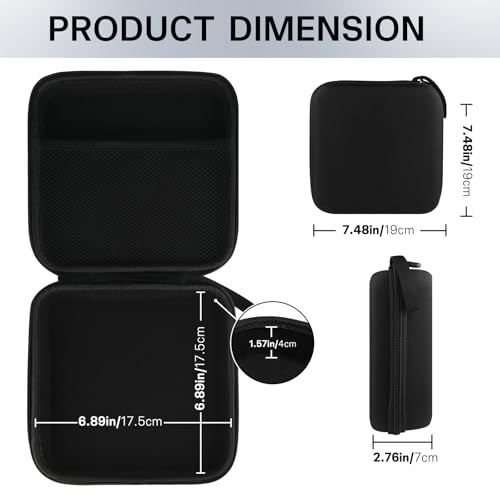 Image of Glasses Case Hard Shell Adjustable Slots Sunglasses Case for Multiple Pairs, for Travel, Trip, Camping