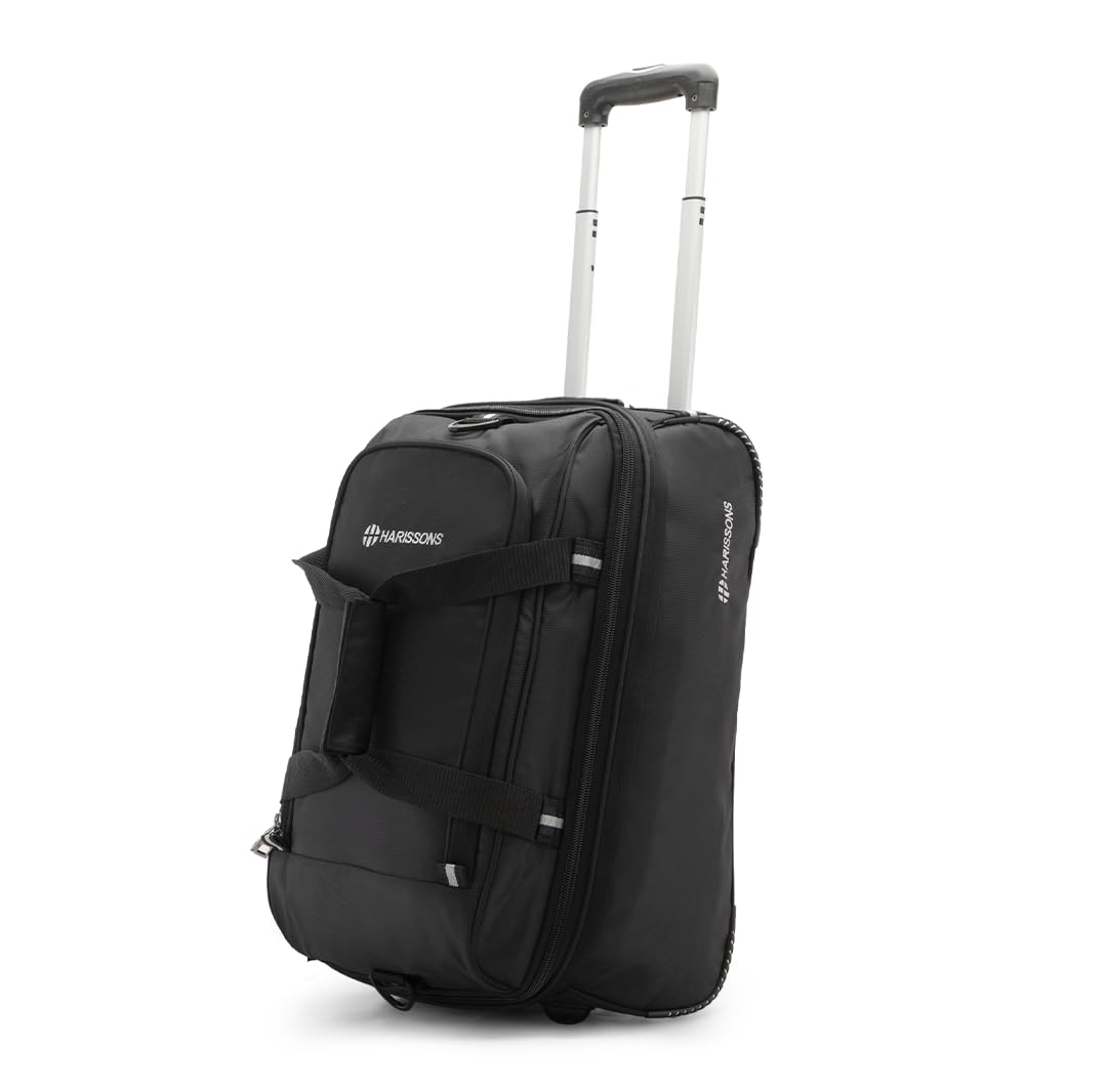 HARISSONS D-Lite Expandable 49 Litre Travel Trolley Duffel Bag for Men & Women | 2 Wheel Cabin Luggage with Water Resistan... - Review, Price and Buying Guide