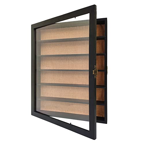 Kuaiyu Large Shadow Box Frame With Removable 5 Shelves, 16X20 Display Shadow Case Memory, Linen Back Medallion And Flower Pictures,Deep Memory Box Display Case Souvenir Wall Display Case #TOP5