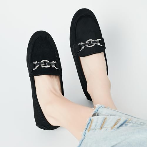 Image of VERDASCO Women's Loafers Comfort Slip-Ons Flat Work Shoes Casual Moccasins Penny Loafers Lady Dress Shoes