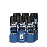 Axe Pack Ahorro Desodorante en aerosol para hombre Blue Lavender Fragancia Premium, 6 x 150 ml