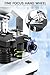 40X-5000X Compound trinocular Microscopes trinocular for Adults, with 5.0 mp Camera with Microscope Slides 30p, Microscope Accessories, Microscopes for School Laboratory Home Education Abbe Condenser