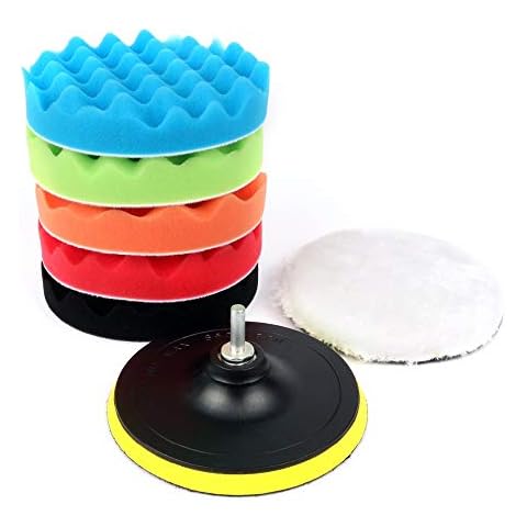Set de pulido para coche con almohadillas de 100mm Cover