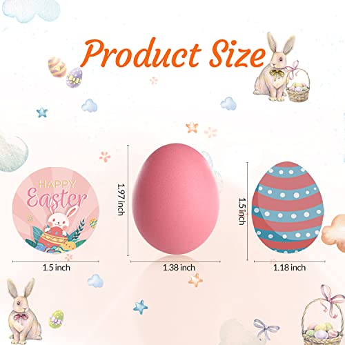 1000 Pcs Easter Stickers For Kids, 1.5 Inch & 17 Design Self- Adhesive Label Happy Easter Egg Bunny Sticker Rolls, Easter Party Decorative Sealing Stickers For Cards Art Craft Gift Boxes Envelopes #TOP2