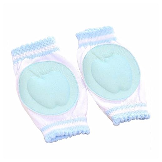 Alovemo Joelheira antiderrapante para bebês, 2019 unissex, joelheiras, joelheiras, proteção, equipamento, Azul