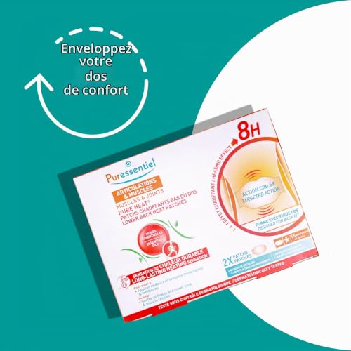 Patchs Chauffants Bas Du Dos Articulations & Muscles Aux 14 Huiles Essentielles Puressentiel Le Lot De 2 - vue 3