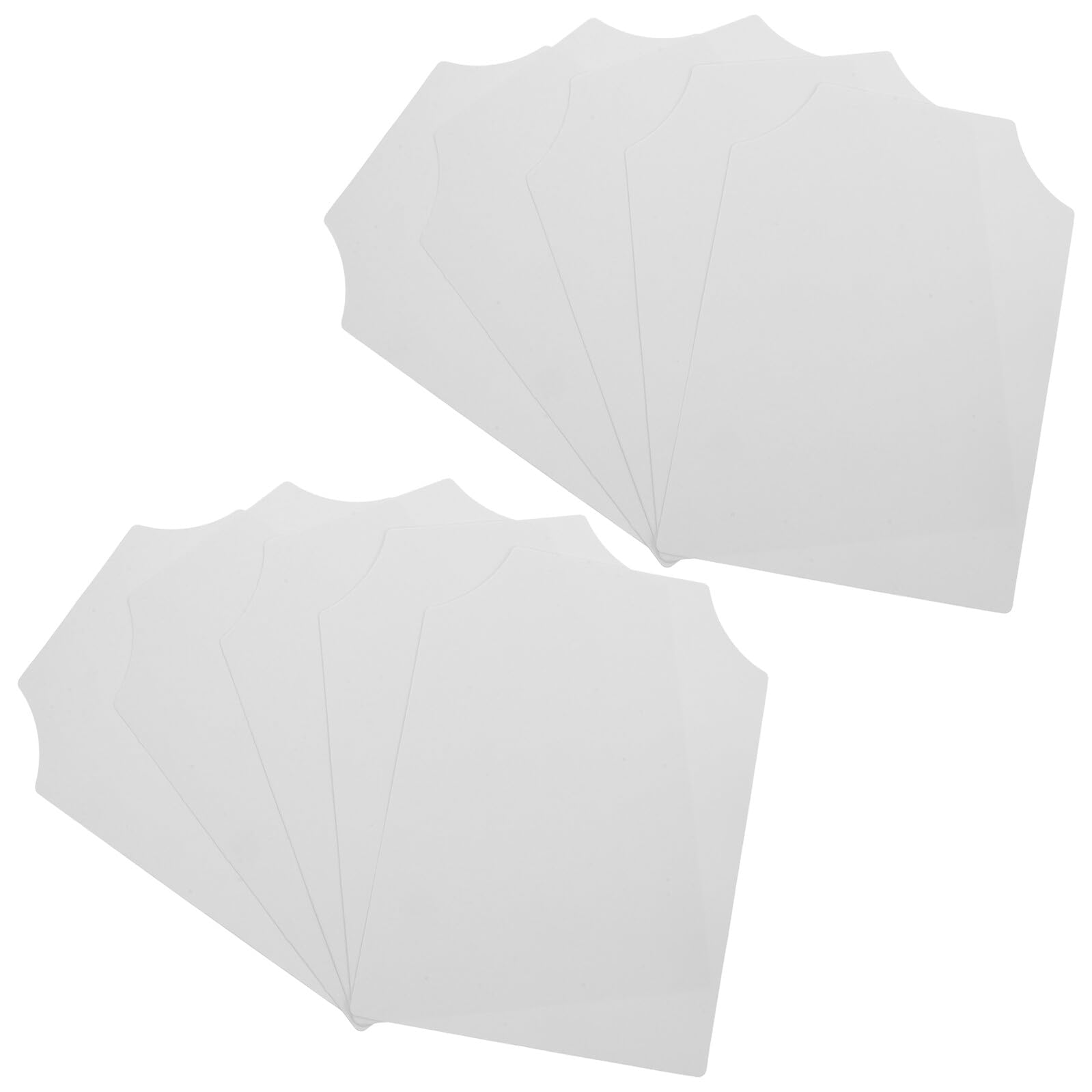 Support de pliage carton blanc SEWACC pour chemises et vêtements, 50 pièces