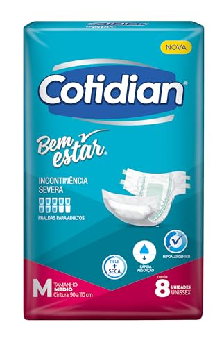 Fralda Cotidian Bem Estar 8 Unidades