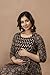 Womens Indian Top Printed Pure Cotton Maternity Dress Baby Feeding Anarkali Kurta (US, Alpha, Large, Regular, Regular, Brown)