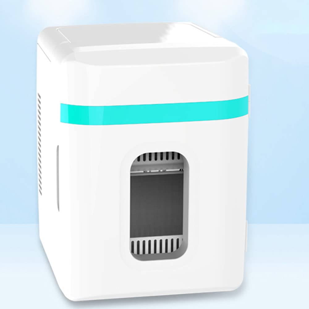 Mini Frigo 10L, Portatile Mini Frigo Auto,Frigorifero Piccolo Portatile Con Funzione Caldo E Freddo Per Auto, Case, Uffici E Dormitori,Blue