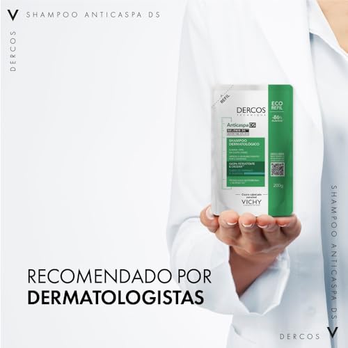 Vichy, Refil Dercos Shampoo Anticaspa para Cabelos Normais a Oleosos, 200ml