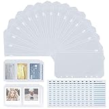 iophi A6 Binder Taschen 20 Stück,6 Löcher Geldumschläge Prospekthüllen Bindertaschen Budget Planner Zubehör Umschlagmethode,Geeignet für Ringbuch A6 Nachfüllbar, Finanzplaner