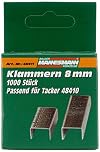 Brüder Mannesmann - Agrafes 8mm - 1000 unités - Art.-Nr.:48411