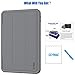 SEYMAC stock Case for iPad 9.7 inch 5th/6th Generation Case, Smart Magnetic Auto Sleep/Wake Cover with Stand Feature for iPad 2017/2018 Release Model (Gray/Gray)