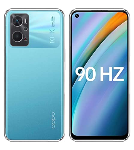 Image of COVERBLACK Rubber Back Cover for Oppo CPH2373 / Oppo K10 (4G) - Transparent
