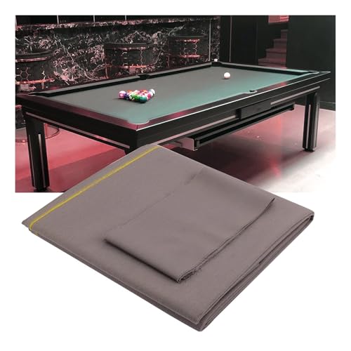 Table de billard 2,7m feutre vert tapis de billard 6 bandes de tissu pour salle de jeux